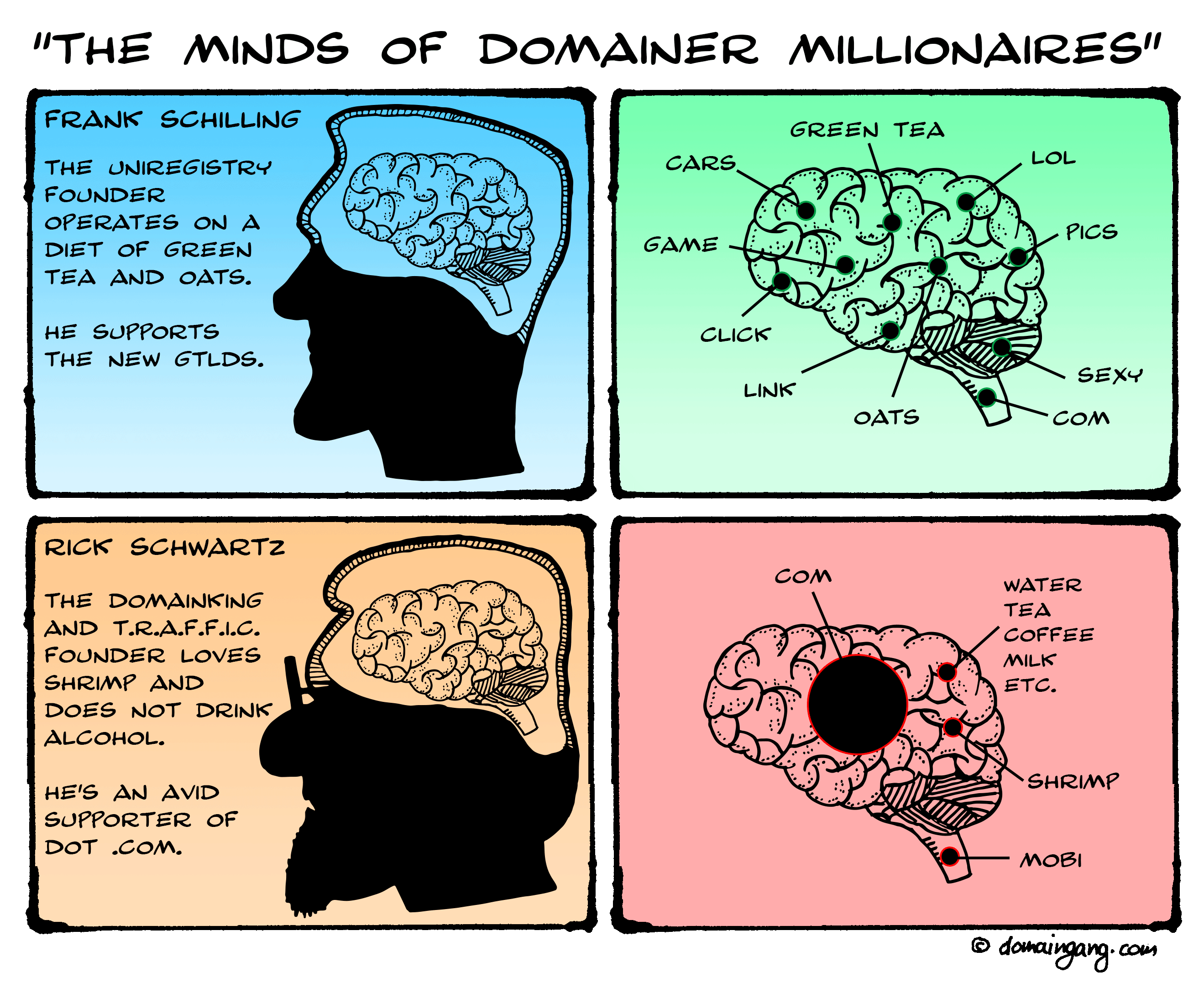 The Minds of Domainer Millionaires…