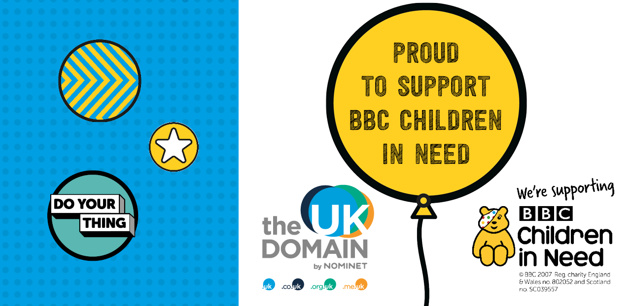Nominet Donating Minimum of £200k To BBC’s Children in Need