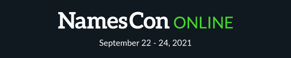 NamesCon Online for a second time in 2021